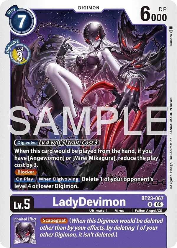 Ladydevimon [Bt23-067] [Hackers' Slumber] 1