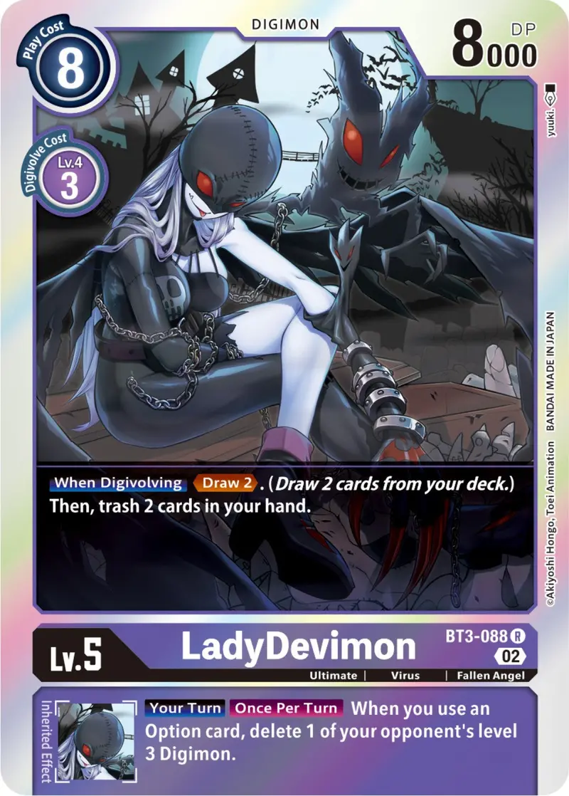 Ladydevimon [Bt3-088] (Resurgence Booster Reprint) [Resurgence Booster] 1