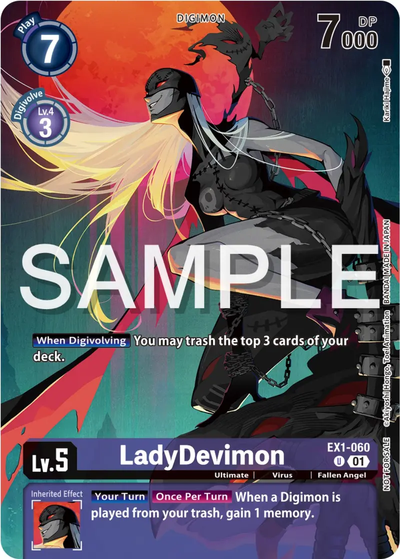 Ladydevimon [Ex1-060] (Digimon Illustration Competition Pack 2023) [Classic Collection Promos] 1