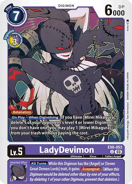 Ladydevimon [Ex6-053] [Infernal Ascension] 1