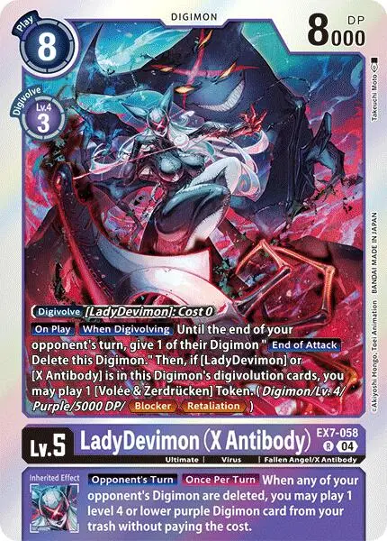 Ladydevimon [Ex7-058] (X Antibody) [Digimon Liberator] 1