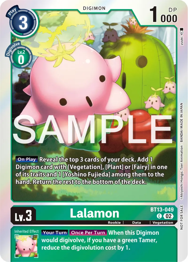 Lalamon [Bt13-049] (Event Pack 6) [Versus Royal Knights Promos] 1