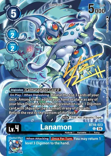 Lanamon [Bt18-023] (Signed) [World Convergence] 1