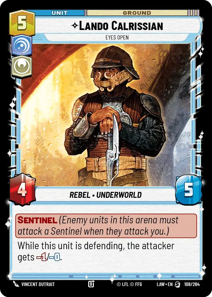 Lando Calrissian - Eyes Open (108/264) (108/264) [A Lawless Time] 1