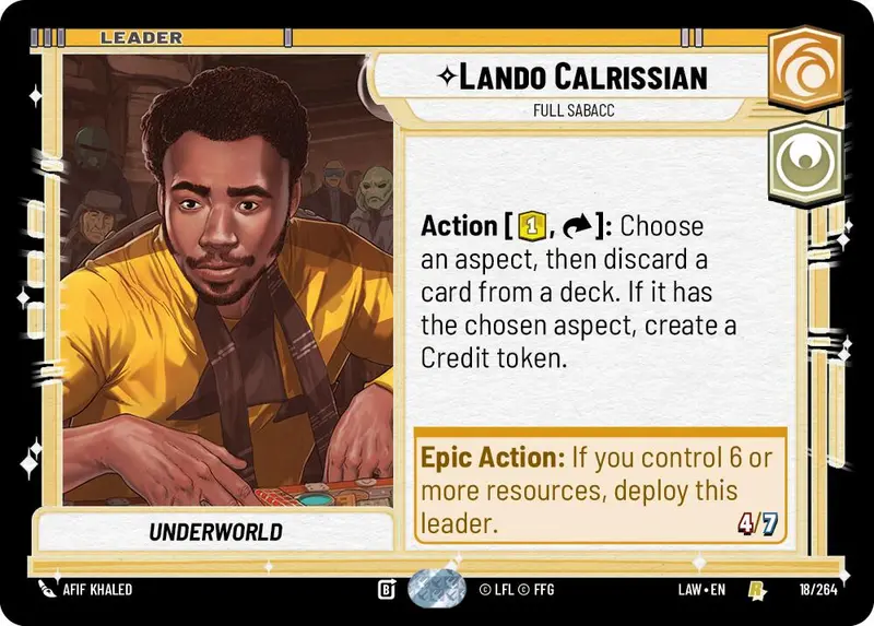 Lando Calrissian - Full Sabacc (18/264) (18/264) [A Lawless Time] 1