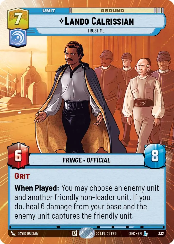 Lando Calrissian - Trust Me (Hyperspace) (332) (332) [Secrets Of Power] 1