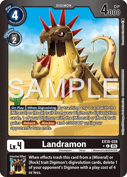 Landramon [Ex10-028] (Limited Foil) [Sinister Order] 1