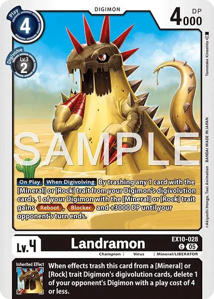 Landramon [Ex10-028] [Sinister Order] 1