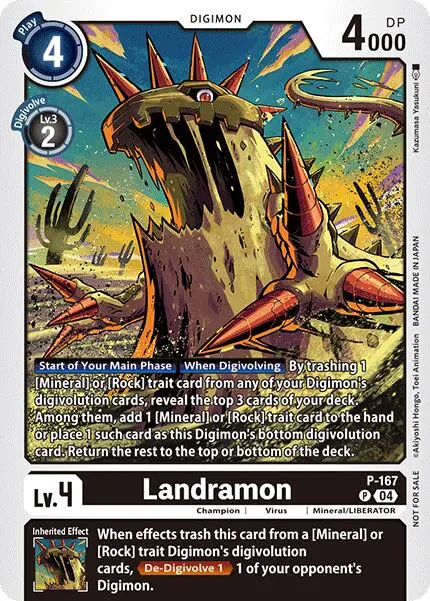 Landramon [P-167] (Store Tournament 2025 Vo.1 Participation Pack) [Promotional Cards] 1