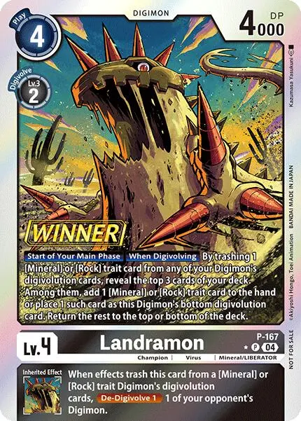 Landramon [P-167] (Store Tournament 2025 Vo.1 Winner Pack) [Promotional Cards] 1