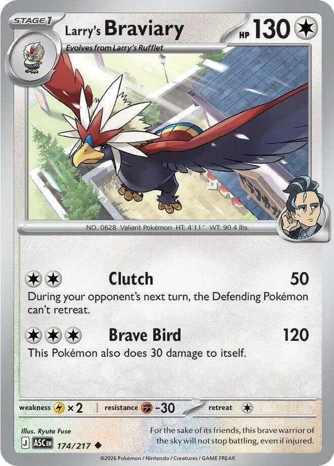 Larry's Braviary (174/217) [Mega Evolution: Ascended Heroes] 1