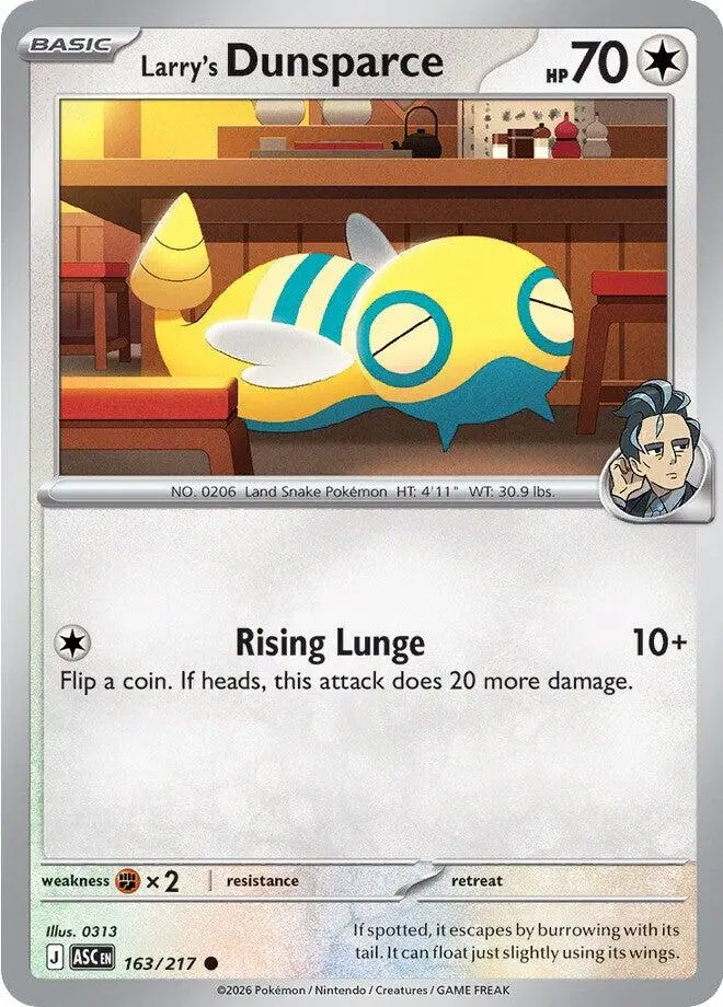 Larry's Dunsparce (163/217) [Mega Evolution: Ascended Heroes] 1