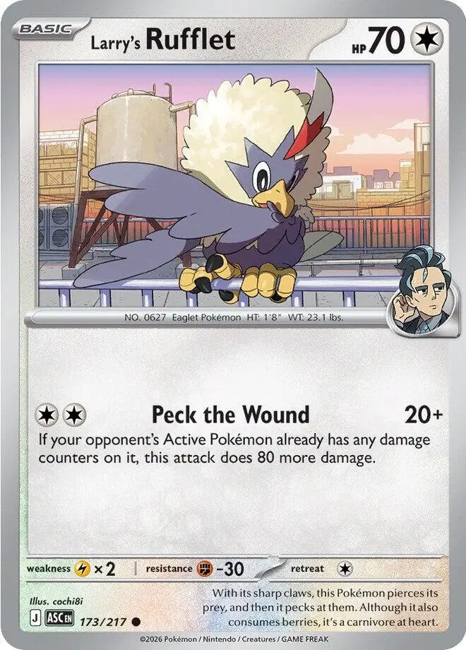 Larry's Rufflet (173/217) [Mega Evolution: Ascended Heroes] 1