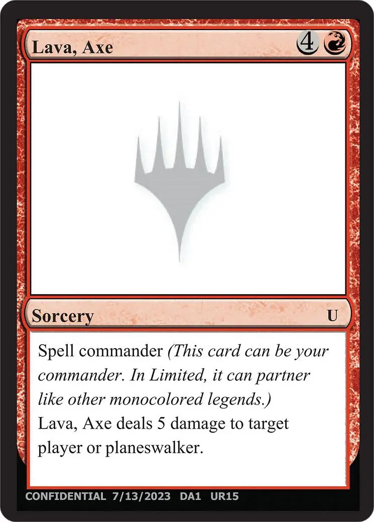 Lava, Axe [Mystery Booster] 1
