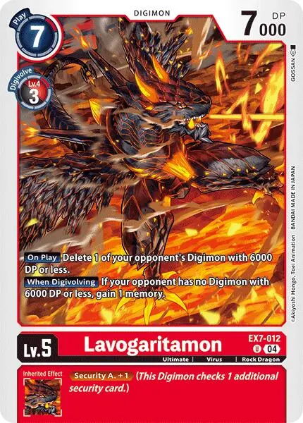 Lavogaritamon [Ex7-012] [Digimon Liberator] 1