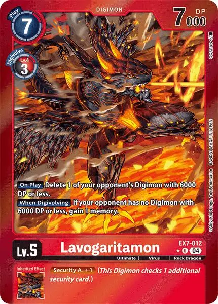 Lavogaritamon [Ex7-012] (Foil) [Digimon Liberator] 1