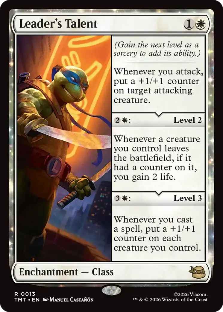 Leader's Talent [Teenage Mutant Ninja Turtles] 1