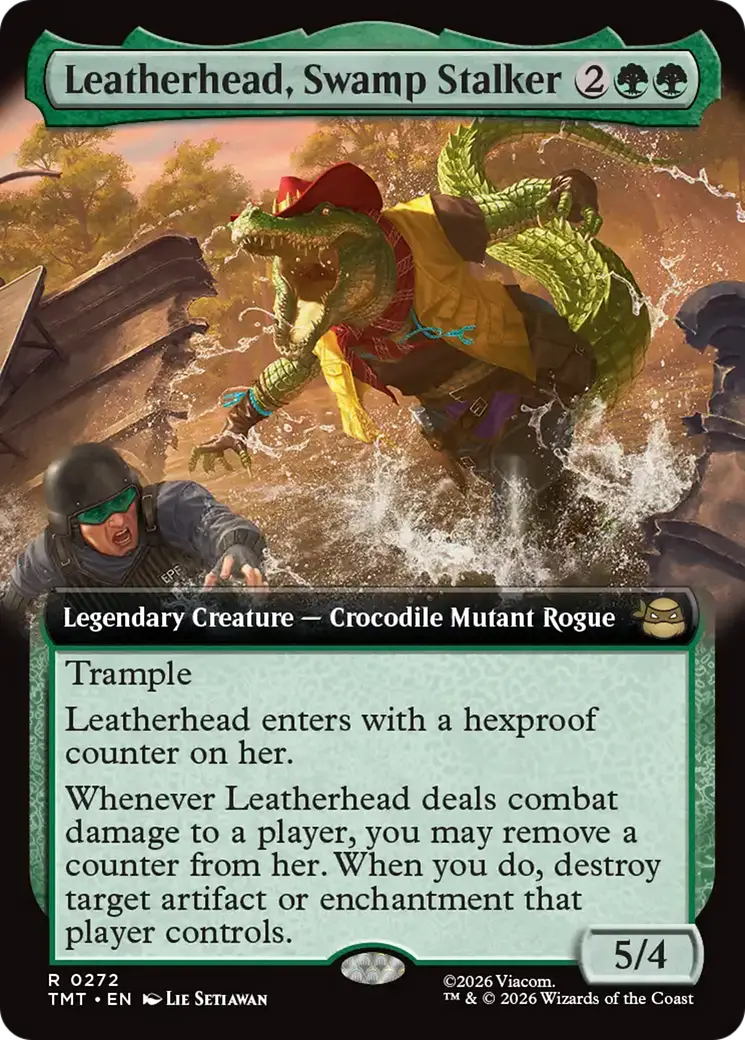 Leatherhead, Swamp Stalker (Extended Art) [Teenage Mutant Ninja Turtles] 1