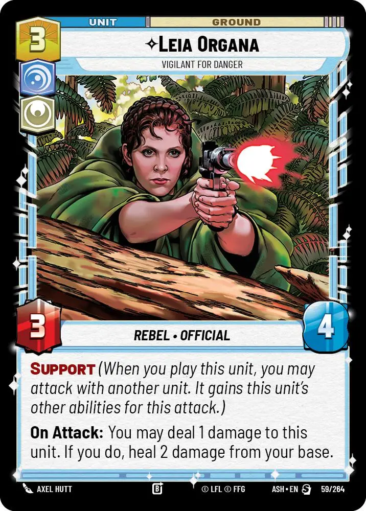 Leia Organa - Vigilant For Danger (59/264) (59/264) [Ashes Of The Empire] 1