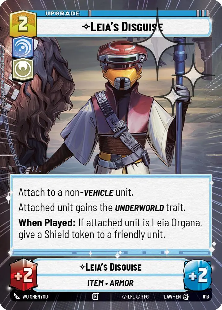 Leia's Disguise (613) (Hyperspace Foil) (613) [A Lawless Time] 1