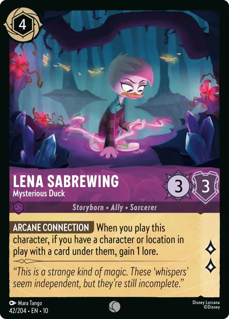 Lena Sabrewing - Mysterious Duck (42/204) [Whispers In The Well] 1