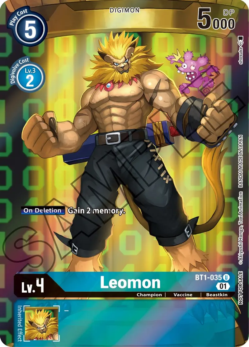 Leomon [Bt1-035] (Tamer's Card Set 1) [Release Special Booster Ver.1.0] 1