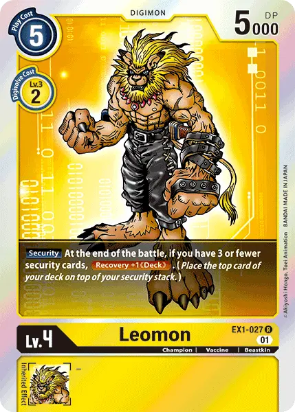 Leomon [Ex1-027] [Classic Collection] 1