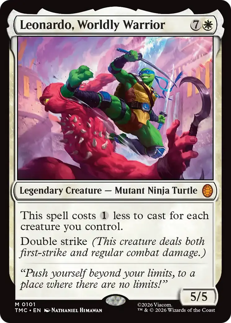 Leonardo, Worldly Warrior [Teenage Mutant Ninja Turtles Commander] 1