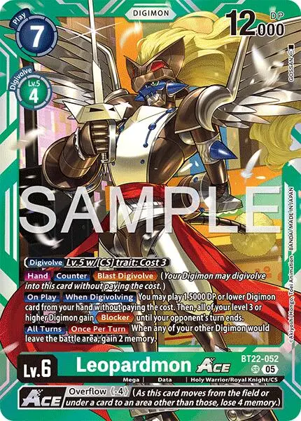 Leopardmon Ace [Bt22-052] [Cyber Eden] 1