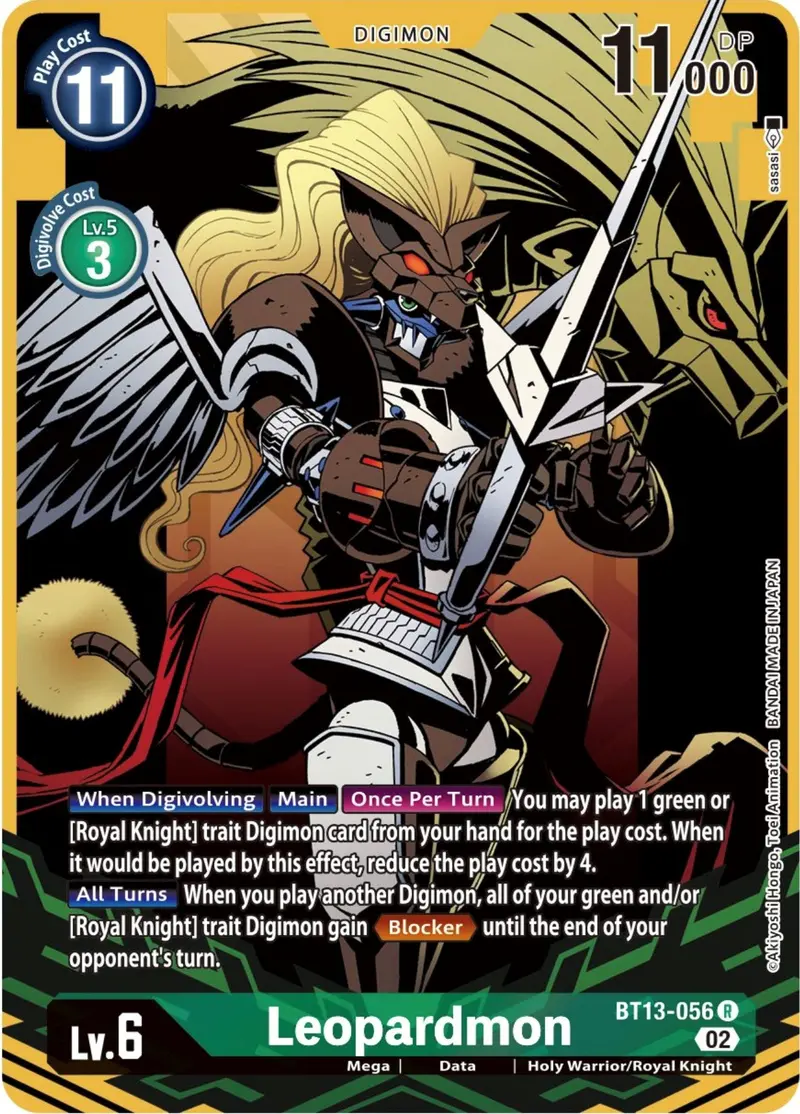 Leopardmon [Bt13-056] (Alternate Art) [Versus Royal Knights Booster] 1