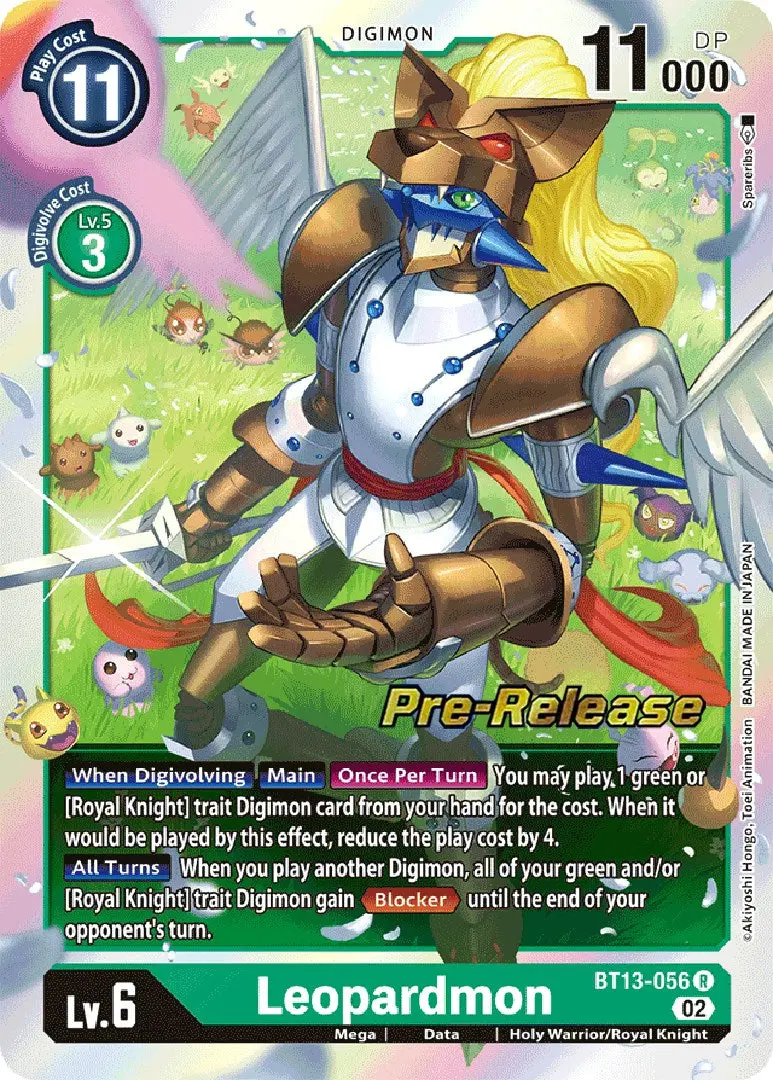 Leopardmon [Bt13-056] [Versus Royal Knights Booster Pre-Release Cards] 1