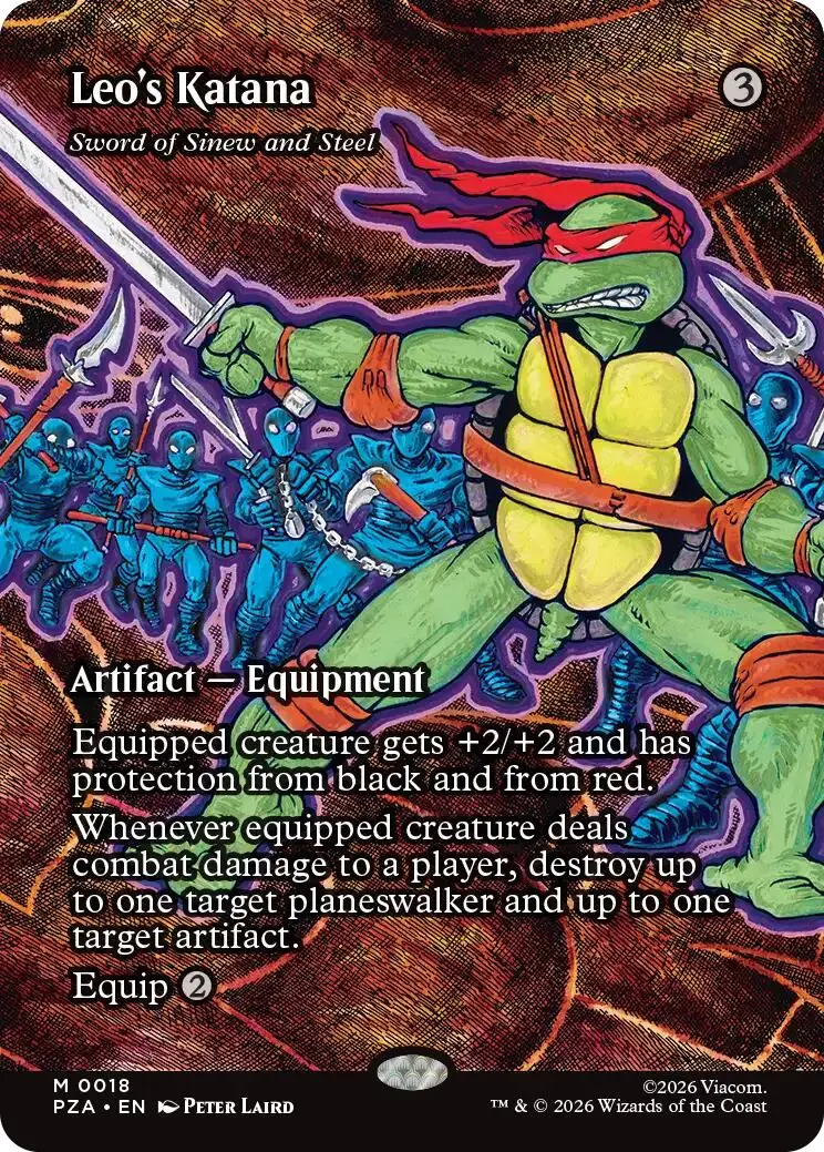 Leo's Katana - Sword Of Sinew And Steel (Borderless) [Teenage Mutant Ninja Turtles Eternal-Legal] 1