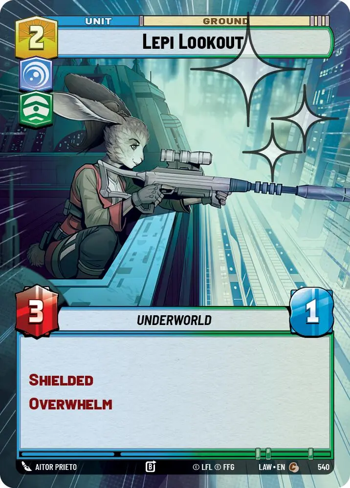 Lepi Lookout (540) (Hyperspace Foil) (540) [A Lawless Time] 1