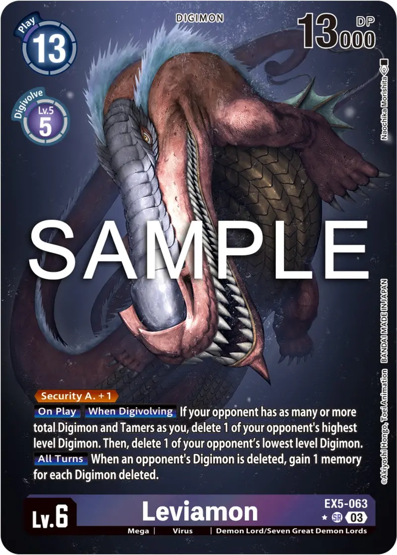 Leviamon [Ex5-063] (Alternate Art) [Animal Colosseum] 1