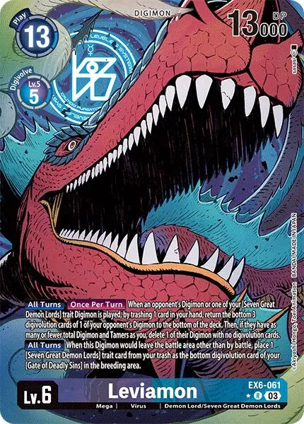 Leviamon [Ex6-061] (Alternate Art) [Infernal Ascension] 1