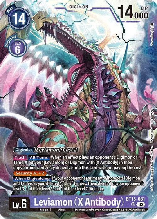Leviamon (X Antibody) [Bt15-081] [Exceed Apocalypse] 1