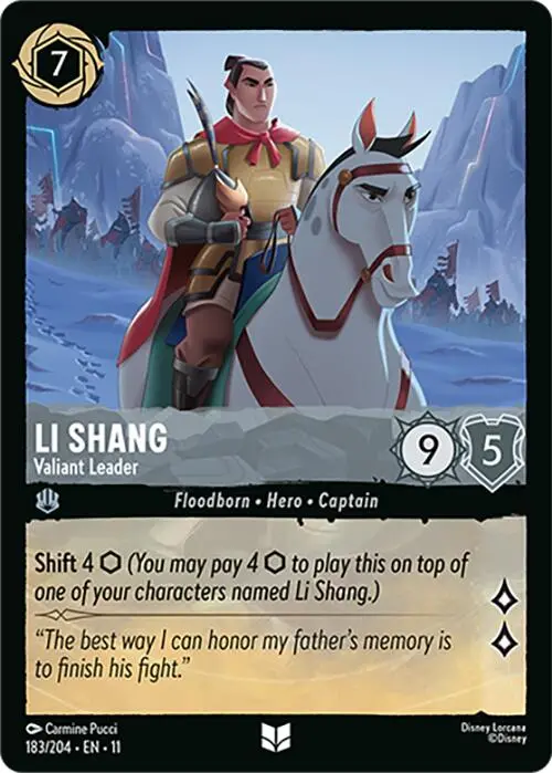 Li Shang - Valiant Leader (183/204) [Winterspell] 1