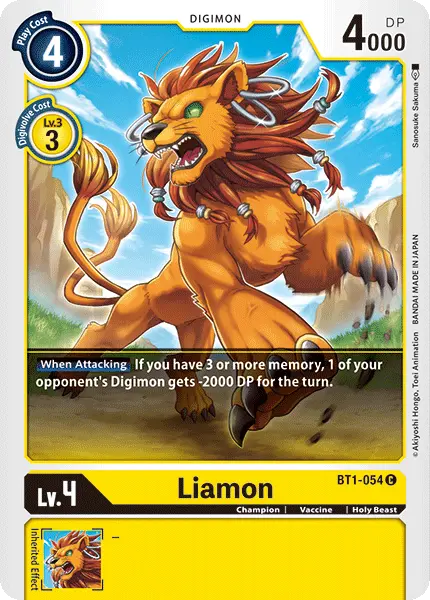 Liamon [Bt1-054] [Release Special Booster Ver.1.0] 1