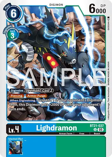 Lighdramon [Bt21-037] (Foil Reprint) [Advanced Booster Digimon Generation] 1