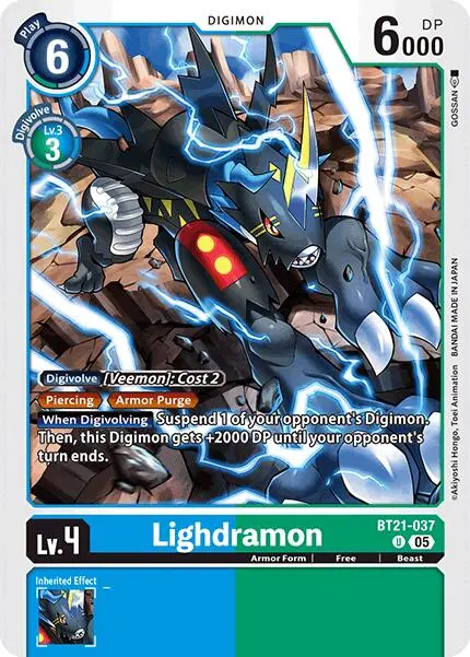 Lighdramon [Bt21-037] [World Convergence] 1