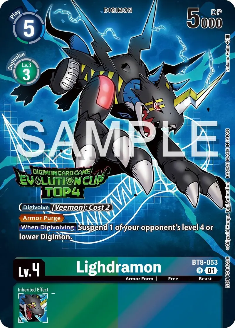 Lighdramon [Bt8-053] (2024 Evolution Cup Top 4) [New Awakening Promos] 1