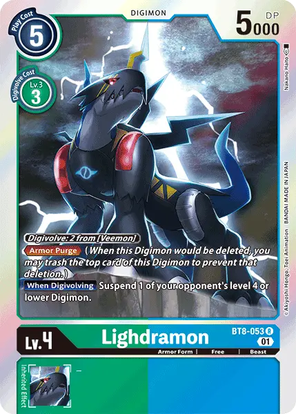 Lighdramon [Bt8-053] [New Awakening] 1