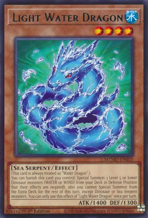Light Water Dragon [Mzmu-En031] Rare 1