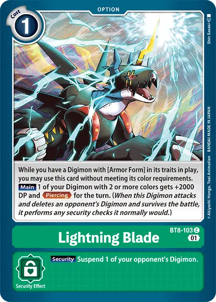 Lightning Blade [Bt8-103] [New Awakening] 1