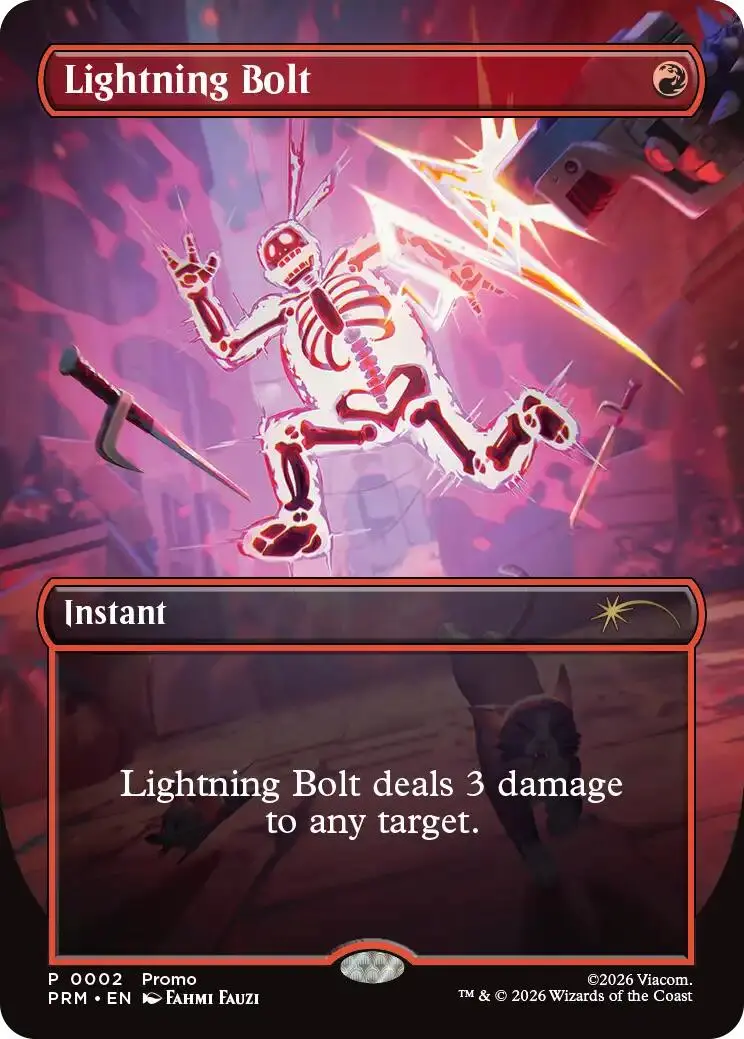 Lightning Bolt (Borderless) [Wizards Play Network 2026] 1