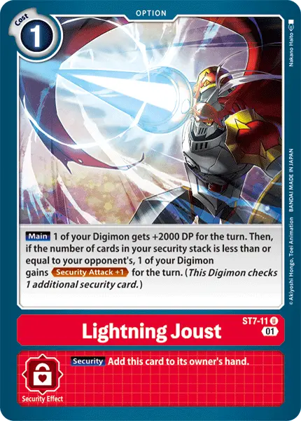 Lightning Joust [St7-11] [Starter Deck: Gallantmon] 1