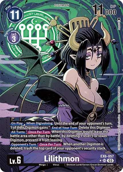Lilithmon [Ex6-057] (Alternate Art) [Infernal Ascension] 1