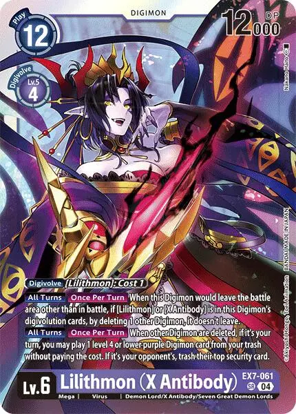 Lilithmon [Ex7-061] (X Antibody) [Digimon Liberator] 1