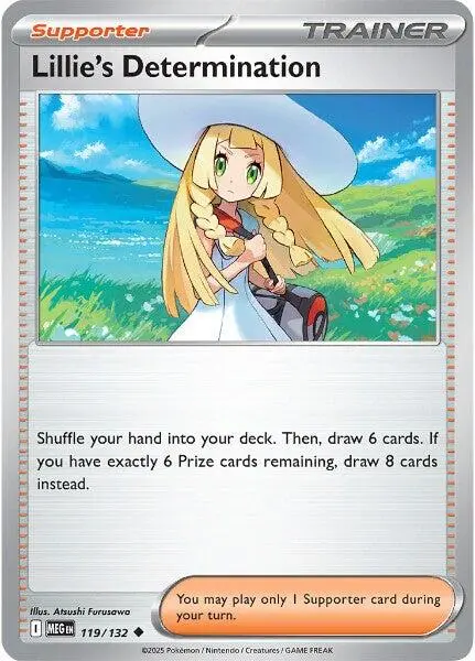 Lillie's Determination (119/132) [Mega Evolutions: Base Set] 1