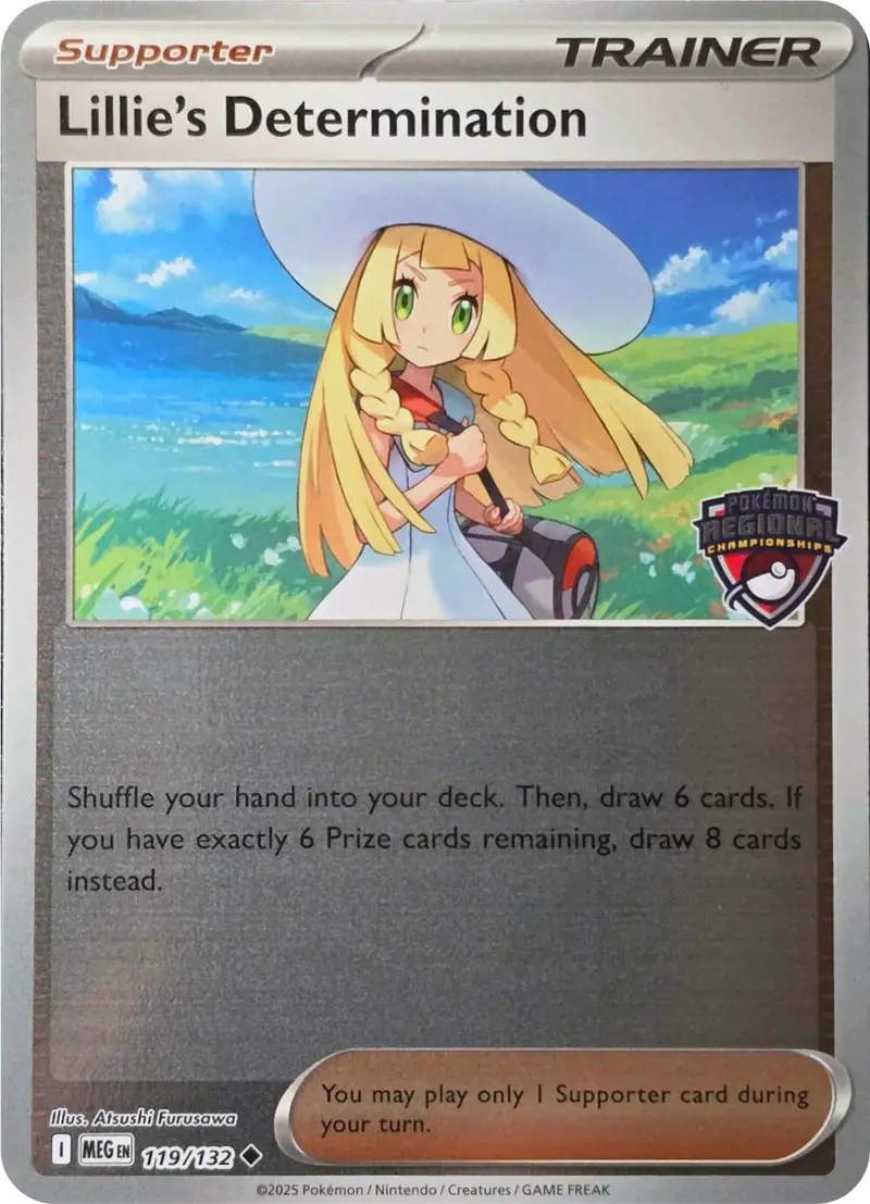 Lillie's Determination (119/132) (Regional Championships) [League & Championship Cards] 1